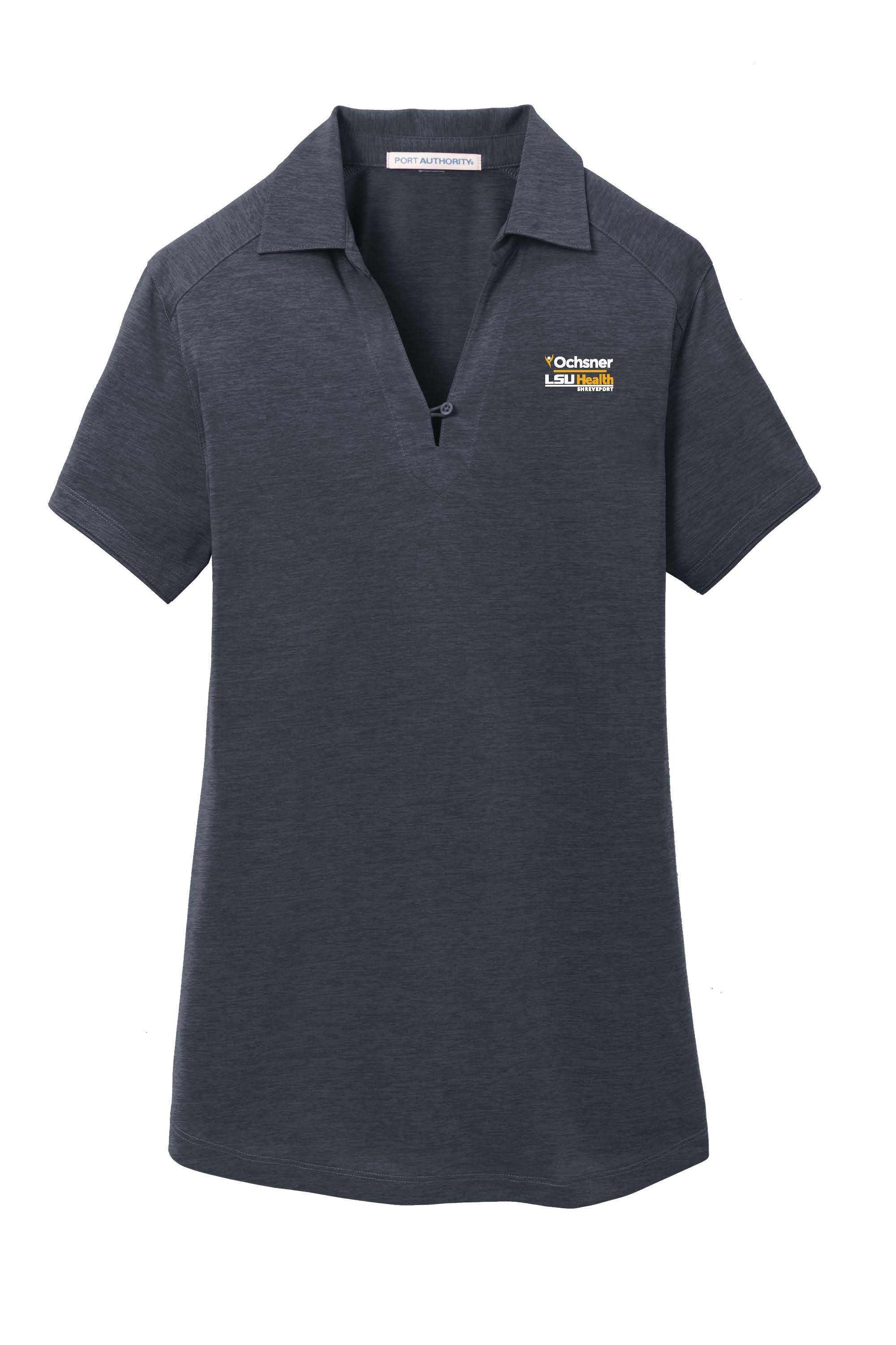 Ochsner LSU Health Shreveport Ladies Digi Polo, Charcoal Gray, large image number 1